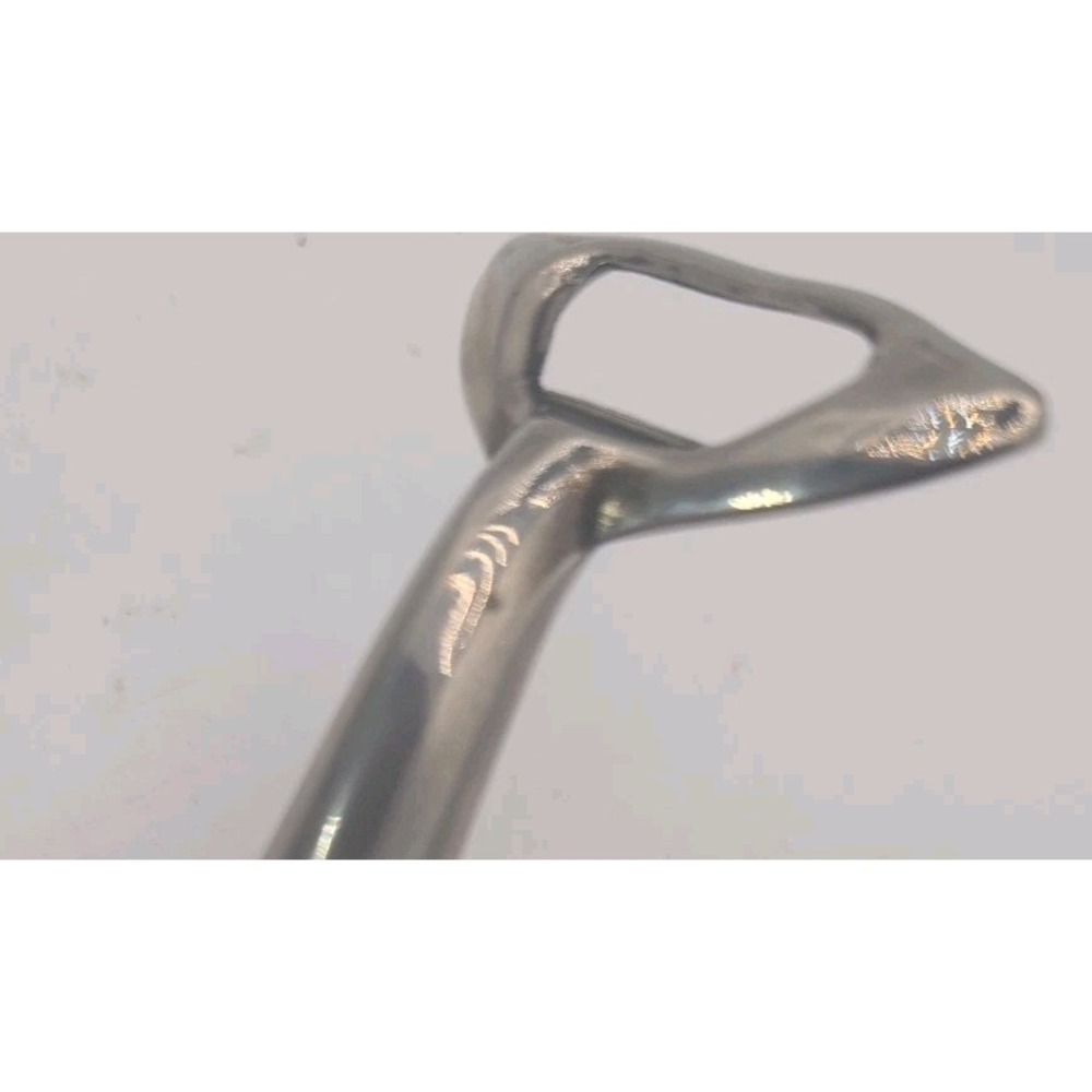 Vintage Metal dolphin bottle opener Silver Plated Zinc By Zeller Cottagecore - Picture 7 of 7